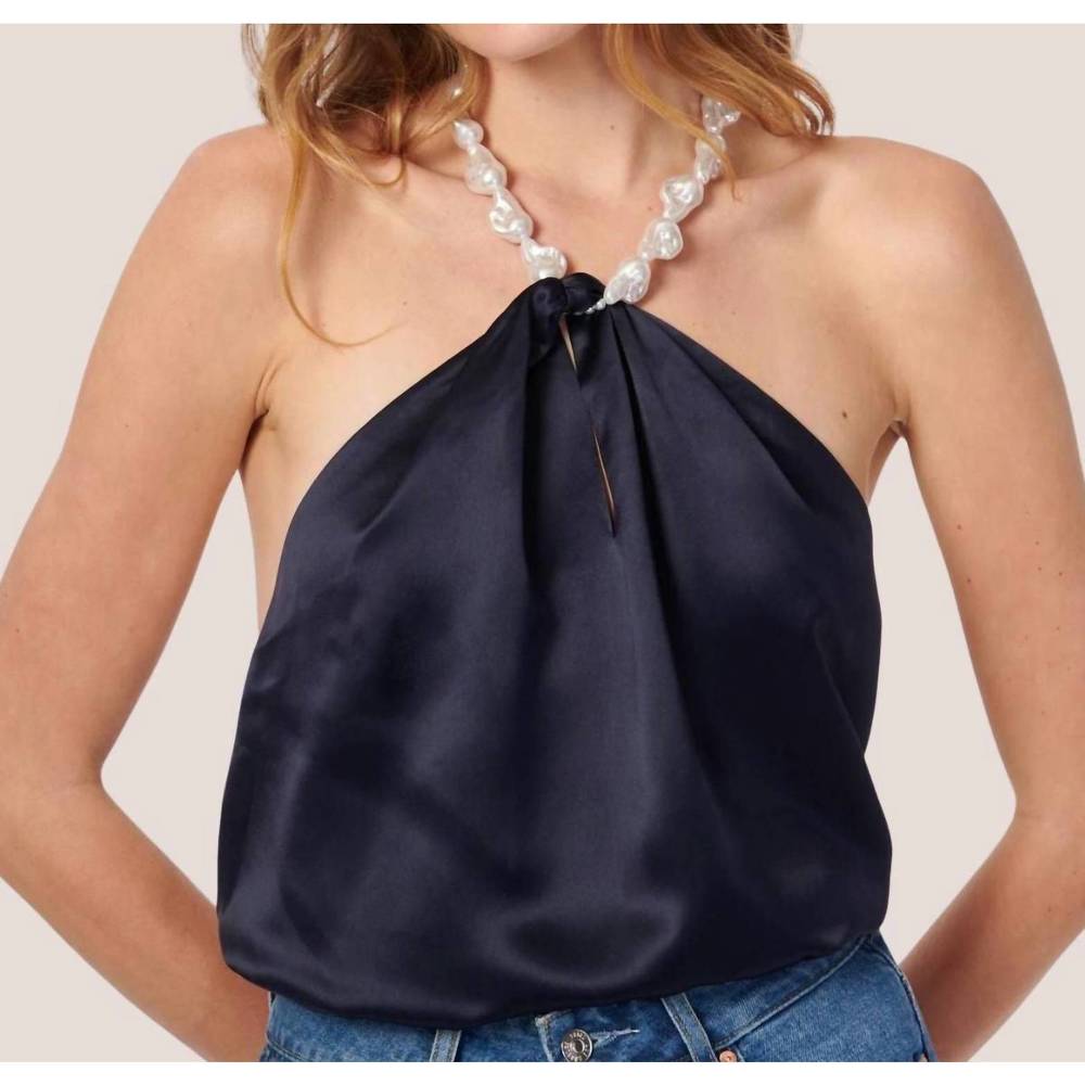 Cami NYC Navy Blue Silk Camisole